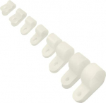 Yosawo kaabli korraldaja sortimendi komplekt kaabliklambrite jaoks, 8 suurust nailon R t&uuml;&uuml;pi kaabli korraldaja kaabliklambrite sortiment 1/8", 3/16", 1/4", 5/16", 3/8", 5/8", 3/4" l&auml;bim&otilde;&otilde;duga juhtme k&auml;sitsi juhtimine