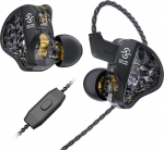 Yinyoo CCZ Harmony BC01 Pro In-Ear Monitors, 1DD 1BA h&uuml;briidk&otilde;larid, juhtmega kolm sageduse tasakaalu k&otilde;rvaklapid k&otilde;rvaklambriga, m&uuml;raisolatsiooni k&otilde;rvaklapid mikrofoniga spordiks, jooksmiseks