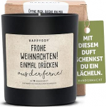 Kingitus J&otilde;ulul&otilde;hnak&uuml;&uuml;nal klaasist koos &uuml;tlusega - Looduslik, k&auml;sitsi valmistatud - J&auml;tkusuutlik kingiidee - Poiss-s&otilde;ber, s&otilde;branna, vanemad, ema, isa, vanaema, vanaisa, r&otilde;&otilde;msat j&otilde;ulukaunistust Xmas - H&auml;id j&otilde;ule!