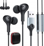 PC k&otilde;rvaklapid koos kaabliga s&uuml;learvutile, kerged USB A peakomplektid mikrofoniga m&uuml;ravastased m&auml;nguk&otilde;rvaklapid USB koos Mute Audio Controliga kontori koosolekute jaoks Live &uuml;lekanne PS 4 PS 5 m&auml;ngudele