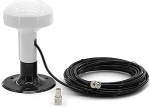 V&auml;line Marine GPS antenn Garmin GPS GPSMAP GDU GNC MAP NavTalk Pilot StreetPilot AIS Boat Ship Yacht Navigation Receiver Fishfinder Sounder + 26ft kaabel TNC Connector + BNC Adapter