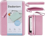 Dadanism 6-7-tolline silikoonist kaitsekott 7-tollise uue Kindle Paperwhite ja Kindle Colorsoft Signature Edition, 6-tolline K-indle/K-indle Oasis/E-luger, roosa