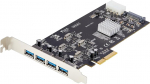 StarTech.com 4-Port USB Pcie Card, USB 3.2 5Gbps, Pci Express Expansion, P5Q4A USB Card