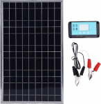 Solarpanel-Controller-Kit, 100 W Wasserdichtes Solarpanel-Starter-Kit f&uuml;r Boote, ATVs, Marine, Wohnmobile, Anh&auml;nger, Powersports