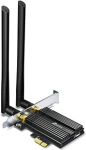 TP-Link Archer TX50E AX3000 WiFi 6 PCIe adapter koos Bluetooth 5.0-ga (kaks mitmesuunalist antenni, Intel Wi-Fi 6 kiibistikomplekt, jahutusaluseade, WPA3 kr&uuml;pteerimisstandard, ruumi s&auml;&auml;stev kasutamine) Mustanahaline.