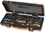 Beta 900/C12MZ Steckschl&uuml;ssel-Kassette, Werkstattzubeh&ouml;r (39-teiliges Steckschl&uuml;sselset, im robusten Kunststoffkasten, praktisches Werkstattzubeh&ouml;r), Schwarz/Orange