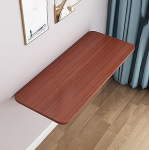 Fold Down Wall Mounted Table - Floating Laundry Countertop & Kitchen Dining Table Easy Assembly Space-Saving Design for Home Office Study & Restaurant Use