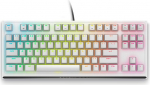 Alienware AW420K Tenkeyless Gaming Keyboard - mehaaniline Cherry MX Red Switch, RGB valgustus (AlienFX), USB, kompaktne disain, Anti-Ghosting, N-key Rollover, QWERTZ German - Lunar Light