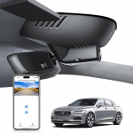4K Dash Cam Custom Volvo S90 & V90 Cross Country 2022 2023 2024 (mudel B), integreeritud OEM v&auml;limus, UHD 2160P video, WiFi & App, Loop salvestamine, lihtne paigaldada, 64GB kaart