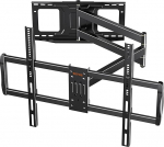 TV Wandhalterung mit 1090mm Langem Arm f&uuml;r 55-110 Zoll Fernseher bis 80kg WHYFONE Heavy-Duty XXL Fernsehhalterung Wand Schwenkbar 180&deg; Drehbare Ausfahren Wandhalterung Fernseher Max. VESA 900x600mm