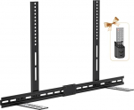 TV Soundbar kinnitused Vizio/Samsung/Sony/LG Soundbari hoidja telerite alla (40 - 80-tolline teler) reguleeritava k&otilde;rgusega Soundbari telerihoidja kuni 35 naela koos puldi hoidjaga ei vaja puurimist paigaldada
