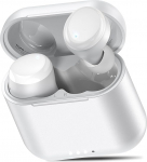 TOZO T6 Mini Bluetooth k&otilde;rvaklapid, Bluetooth 5.3, ergonoomilised k&otilde;rvaklapid, 50 tundi m&auml;nguaega koos juhtmevaba laadimiskohvriga, EQ reguleeritav rakendus, IPX8 veekindel, uuendatud versioon, valge