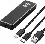 Geekria kaasaskantav k&otilde;rvaklappide v&otilde;imendi koos DAC adapteriga, USB-A C-t&uuml;&uuml;pi / USB-C USB-C / 3,5 mm stereopesa Android, Windows, nutitelefon, arvuti, s&uuml;learvuti (384K/32-Bit) jaoks.