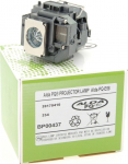 Alda PQ Premium projektorilamp, mis &uuml;hildub Epson EB-S9, EB-S92, EB-W10, EB-W9, EB-X10, EB-X9, EB-X92, Powerlite X9 projektoritega, lamp koos korpusega.