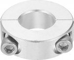 hankimise kaart Double Split Shank Collar, 5/8 "Bore, kaheosaline Clamp Collar 1,5" OD, kokkusurumise liitmikud (2024 Alumiinium)