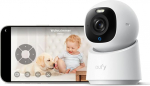 eufy Indoor Camera E30, New Generation, 4K UHD Indoor Surveillance Camera, Pet/Baby Camera with Phone App, Car Tracking Human/Animal, Colour Night Vision, 360&deg; Pan & Tilt, Supports Homekit