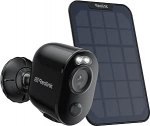 Reolink Argus 3 Ultra Surveillance Camera Outdoor aku (must) p&auml;ikesepaneeliga, 8MP v&auml;rviline &ouml;&ouml;n&auml;gemine, Solar WiFi kaamera v&auml;ljas 2.4/5GHz WiFi, AI tuvastamine, h&auml;irefilter, kohtvalgustus, 2-suunaline