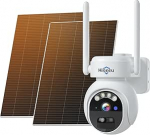 Hiseeu 4MP v&auml;livalvekaamera 24/7 salvestusega, 360 &deg; PTZ traadita kaamera koos liikumistuvastusega, sireeni alarm, IP66 veekindel, v&auml;rviline &ouml;&ouml;n&auml;gemine, t&ouml;&ouml;tab CCTV s&uuml;steemiga