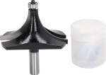 1/2-tollise raadiusega &uuml;mmargune &uuml;le kujundamise ruuter bit, suure j&otilde;udlusega Roundover Router Bit, 1/2-tolline varre 1/2x3-1/2 volframkarbiidist &uuml;mmargune &uuml;le l&otilde;ikamismasina t&ouml;&ouml;riista