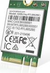 BrosTrend WLAN kaart PC s&uuml;learvutile, AX1800 M.2 WiFi 6 v&otilde;rgukaart Dual Band 5G 1201Mbit/s + 2.4G 574Mbit/s, WLAN Bluetooth 5.2 kaart Windows 10/11 (64bit), M.2 WLAN kaart eluaegne garantii, NGFF