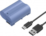 SMALLRIG aku EN-EL15C 2400mAh kaamera aku Nikon Zf/Z8/Z7/Z6, laetav USB-C kiirlaadimise aku Nikon Z7 II, Z6 II, Z5, D850, D810, D810A, D780, D750, D610, D500-4332B jaoks