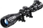 Paike 3-9x40 AOEG Riflescopes Red Green Dot Mil-Dot Reticle Lens Parallax Adjustment