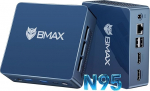 BMAX B4 Plus Mini PC Windows 11 Pro 12GB LPDDR5 512GB M.2 SSD Intel N95 (kuni 3,4 GHz) mikrolauaarvuti 4K HDMIx2 / Type-C/LAN/WiFi 5/BT 5.0/4xUSB, v&auml;ike arvuti kodukontorisse ja kodukino jaoks