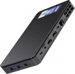 MeLE Overclock X2 Mini PC Twin Lake N150 (kuni 3.6GHz) Micro PC 16GB DDR4 512GB m&auml;lu V&auml;ike lauaarvuti koos 2 x HDMI 4K @ 60Hz, USB-C, VESA Mount koduseks/kontorisse paigaldamiseks