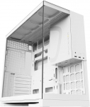 Geometric Future M5 karastatud klaasist Mid Tower, E-ATX/ATX m&auml;ngukapp, 1,2 mm teras, t&uuml;&uuml;p C, toolless paneelid, toetab 420/360 radiaatorit, kaksik kambriga, valge, GEO-M5-W