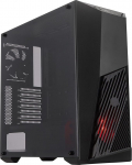 Cooler Master MasterBox K501L - ATX arvutikapp koos nurga all oleva ventilatsiooni, punase LED-valgustuse, l&auml;bipaistva k&uuml;ljepaneeli ja paindlike &otilde;huvoolukonfiguratsioonidega