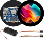 Waveshare ESP32-P4 3,4-tolline &uuml;mmargune puuteekraani arendusplaat, 800 x 800 resolutsioon, 170&deg; vaatenurk, optiline liimitud karastatud klaaspaneel, sisseehitatud kaks mikrofoni, toetus Wi-Fi 6 / BT5