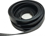 RAHBI P3 25 mm lame v&ouml;&ouml;, paksus 3 mm, laius 25 mm, must pol&uuml;uretaan koos materjaliga Kevlar P3-25 mm fitness-varustuse jaoks (suurus : 2M, v&auml;rv: P3-25MM)