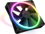 NZXT F120 RGB Duo - 120mm kahepoolne RGB ventilaator - 20 individuaalselt adresseeritavat LED-i - tasakaalustatud &otilde;huvool ja staatiline r&otilde;hk - vedeliku d&uuml;naamiline laager - PWM-juhtimine - must