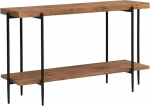 Kitsas konsoollaud, kitsas laud 2 riiuliga, reguleeritava k&otilde;rgusega, retro industriaalstiilis (90 x 80 x 30 cm/35 x 31 x 12 tolli)