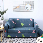 Diivan viskab Stretch, 1, 2, 3, 4-kohaline kaitsev kate, diivani elastne diivanikate, kaitsev kate diivanile, Spandex koos k&auml;etoega, libisemisvastased diivanikatted, diivanikate (Tropical Monstera, 4-kohaline).
