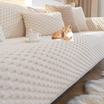 Sametist diivanikate Libisematu 3/2/1/4-Seater L kuju diivaniviskega diivanikaitse kasside diivanikaitse diivanikatte nurgas diivani mustust h&uuml;lgav diivanikaitse koera kraapimiskaitse kass G-110 x 180 cm