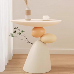 Nesting Coffee Tables - Minimalistisches Mid-Century Design, leichter Kunststoff, keine Montage erforderlich f&uuml;r Wohnzimmer, Schlafzimmer, Balkon