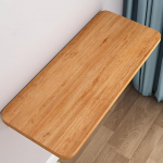 Puidust kokkupandav laud seinale paigaldatav 40 x 20-tolline kaasaskantav ujuv k&ouml;&ouml;gilaud Kokkupandav &otilde;ppet&ouml;&ouml;pink ja kontorilaud kuldse tamme efektiga (100 x 50 cm) Ruumis&auml;&auml;stlikkus
