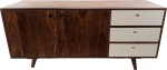 Freudenhaus Sideboard Retro Oslo sahtlituba Sheesham t&auml;ispuidust