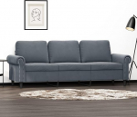 Homgoday 3-kohaline diivan Diivan Kaasaegne k&uuml;lalisdiivan Relax diivan Lounge diivan Recliner diivan Topelt diivan iste M&ouml;&ouml;bel elutuppa magamistuppa Tumehall 180 cm Velvet