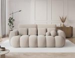 COT 3-kohaline pikendatav diivan 256 x 105 x 119 cm - voodikastiga diivan - diivan hoiuruumi ja padjadega - magamisfunktsiooniga diivan - kokkupandav diivanvoodi - kangas Royal 18