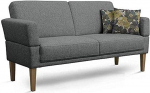 Cavadore Femarn 3-kohaline diivan / K&ouml;&ouml;gisohva k&ouml;&ouml;ki, s&ouml;&ouml;gituppa / Diivan s&ouml;&ouml;gituppa / M&otilde;&otilde;tmed: Diivan: 190 x 98 x 81 cm (B x K x S) / V&auml;rv: 190 x 98 x 81 cm (S x K x S) / V&auml;rv: 1: Hall (tumehall/hall) / Ehtsast puidust jalad naturaalsest p&ouml;&ouml;gist