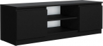 TV kapp - Must 120,4 x 39 x 38,5 cm - Elutoa m&ouml;&ouml;bel - Moodne TV kapp - TV laud - Lowboard Wall Unit Living Room - TV Lowboard