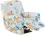 EBETA tugitooli katted, tugitooli visked, t&auml;ielik tooli kaitsekate, 4-osaline elastne kaitsekate, l&otilde;&otilde;gastavad toolikatted, Stretch Recliner Chair Cover koos taskuga (lille l&otilde;hnaga)