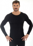 Brubeck men's thermal shirt black L