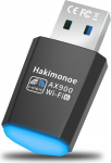 WiFi-USB-adapter f&uuml;r PC-Desktop, neueste Wi-Fi 6 AX900 Dual-Band 600 Mbps auf 5G/286 Mbps auf 2,4 G Wireless-Netzwerk-Dongle f&uuml;r Windows 11, 10, 7, Laptop, Plug-and-Play mit integriertem