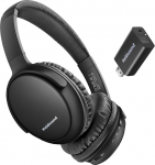 Holdsound juhtmevabad TV k&otilde;rvaklapid eakatele, juhtmevabad k&otilde;rvaklapid televiisorile USB saatjaga (must tint)