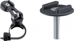 SP CONNECT Universal Bike Mount & Micro Stem Mount Alu: Nutitelefoni hoidja jalgratta juhtraua v&otilde;i varre jaoks, 90&deg; p&ouml;&ouml;ramine, must, alumiinium, nutitelefonidele koos SP Connect telefonikarbiga