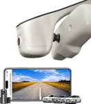 Mangoal Front 4K & Rear 1080p Dash Cam Custom Fit for Audi (mudel C Beige), integreeritud OEM v&auml;limus, UHD 2160P video, G-sensor, Loop salvestamine, WiFi ja tasuta rakendus, 128GB Card