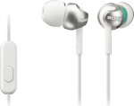 Sony MDREX110APW.CE7 Deep Bass k&otilde;rvaklapid nutitelefoni juhtimise ja mikrofoniga - metallist valge
